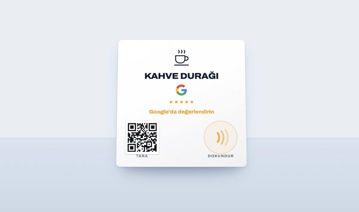 Kartın tezgâh yüzeyinde duruşu ve gölgesi